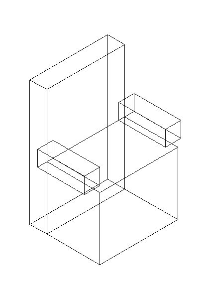 Mobiliário Diversos – Cadeira para Sala de Espera 3D