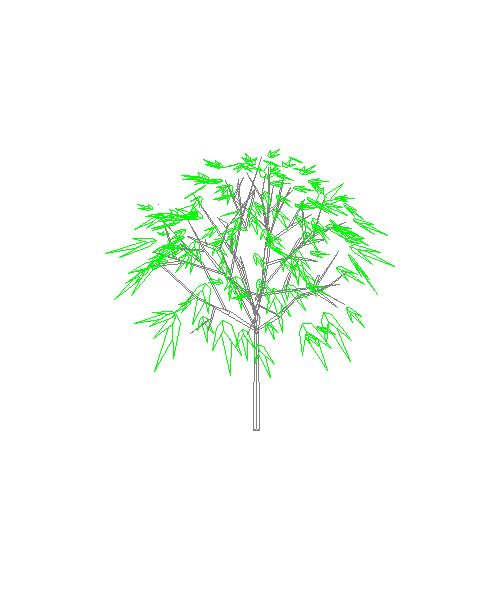 Vegetação 3D Arbusto para Decoração