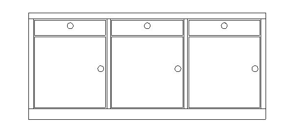 Armário Para Mantimentos em Cozinhas