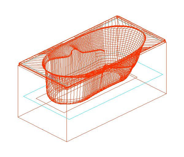 Banheiros 3D Modelo para Banheira Comum