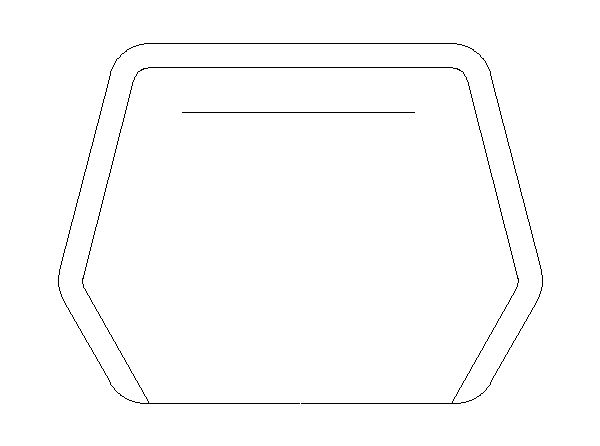 Modelo de Cadeira para Auditório 2D