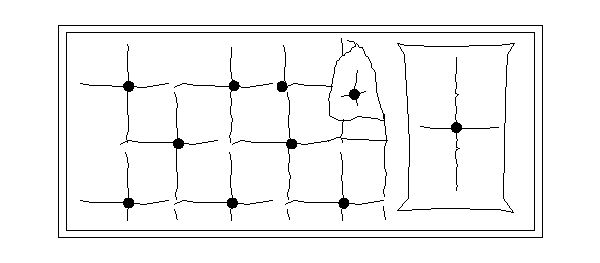 Modelo de Cama de Solteiro com travesseiro e Edredom