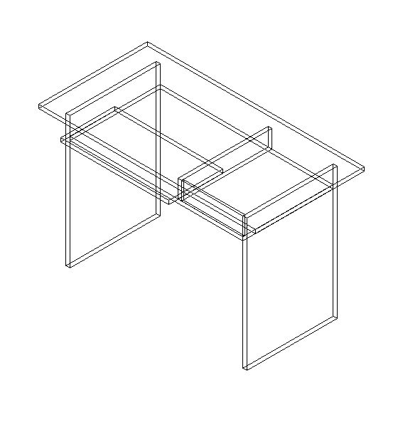 Mobiliário – Mesa de Computador Simples P/ Escritório