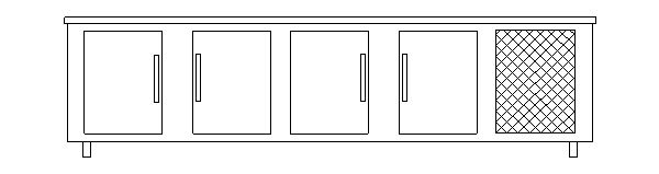 Geladeira de 5 Portas (Industrial)