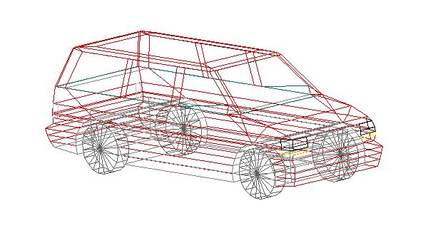 Veículos Terrestres – Minivan (Visão 3D)