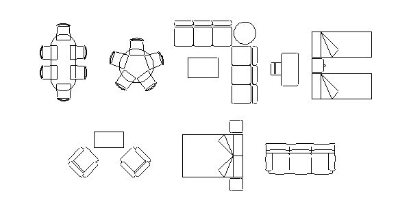 Diversos Tipos de Mobilia 2D