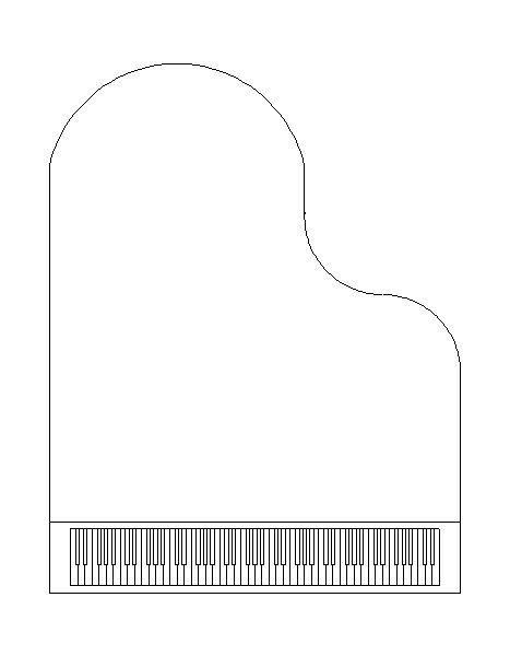 Piano com Calda 2D