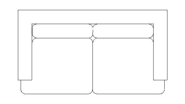 Escritório – Poltrona com Dois Lugares e Almofadas