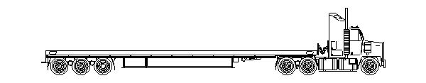 Modelo de Semi-trailer (vista lateral)