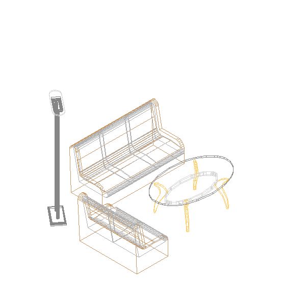 Sofás com Mesa de Centro para Salas de Estar