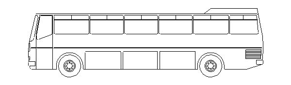 Veículos Terrestres – Micro-ônibus (Visão lateral)