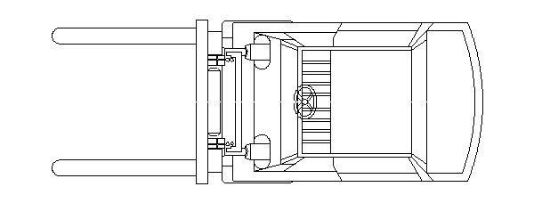 Veículos Terrestres – Empilhadeira (Visão Superior)