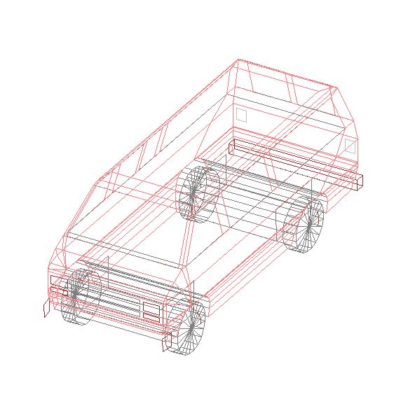 Modelo de Van Simples 3D