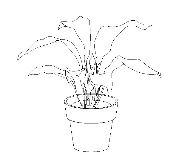 Vegetação – Vaso c/ Planta
