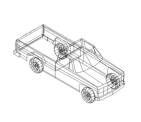 Veículos Terrestres – Caminhonete 3D