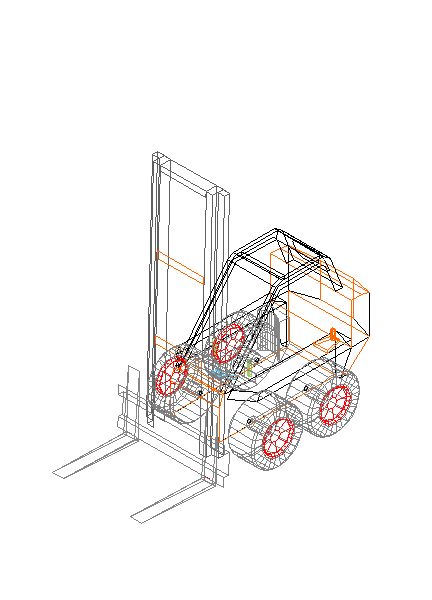 Veículos Terrestres – Empilhadeira 3D